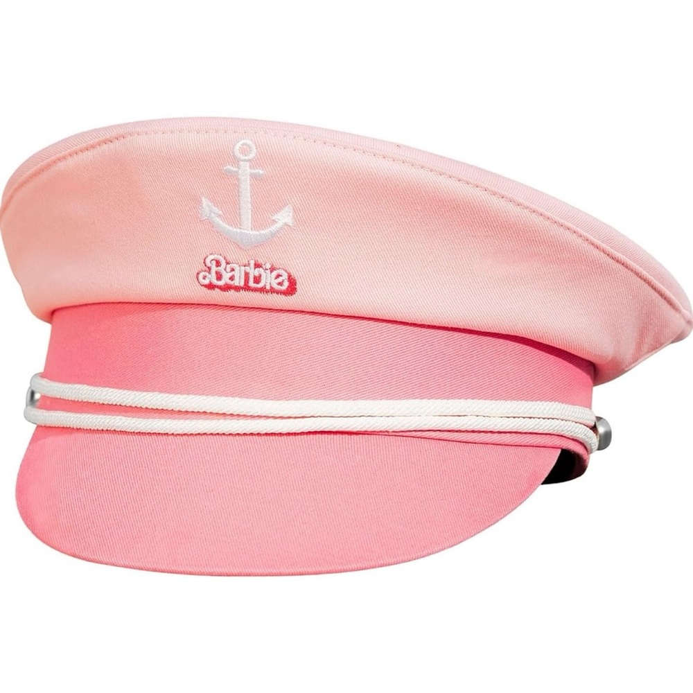 FUNBOY Barbie The Movie Captain Hat, Pink. NEW!